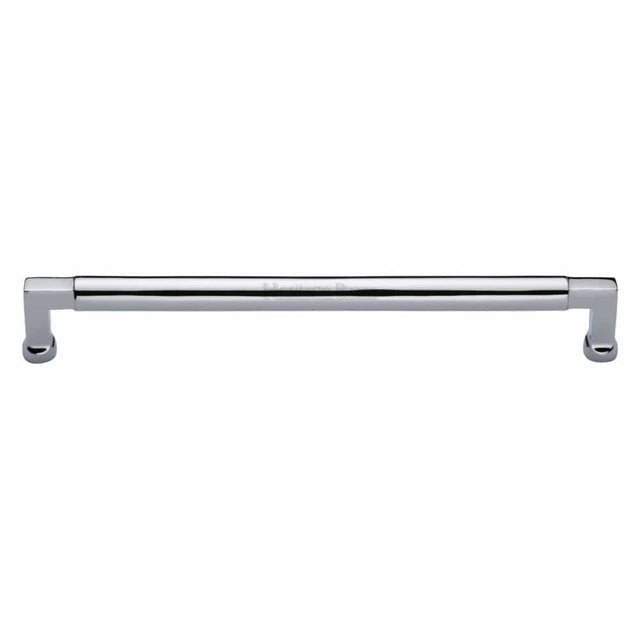 Heritage Brass Cabinet Hardware Polished Chrome / Cabinet Pull Handles / 254mm c/c Heritage Brass - Cabinet Pull Bauhaus Design 254mm CTC Polished Chrome Finish