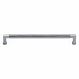 Heritage Brass Cabinet Hardware Satin Chrome / Cabinet Pull Handles / 254mm c/c Heritage Brass - Cabinet Pull Bauhaus Design 254mm CTC Satin Chrome Finish