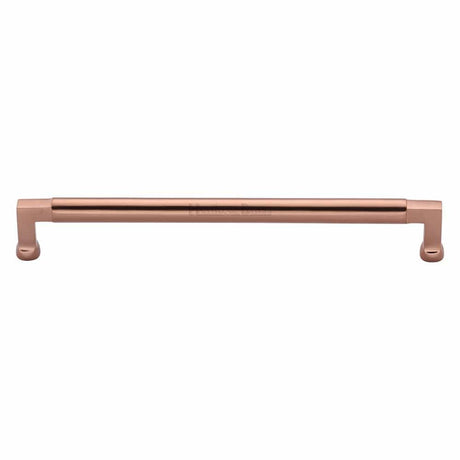 Heritage Brass Cabinet Hardware Satin Rose Gold / Cabinet Pull Handles / 254mm c/c Heritage Brass - Cabinet Pull Bauhaus Design 254mm CTC Satin Rose Gold Finish