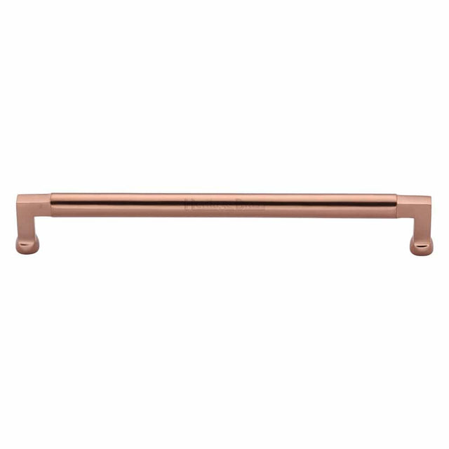 Heritage Brass Cabinet Hardware Satin Rose Gold / Cabinet Pull Handles / 254mm c/c Heritage Brass - Cabinet Pull Bauhaus Design 254mm CTC Satin Rose Gold Finish
