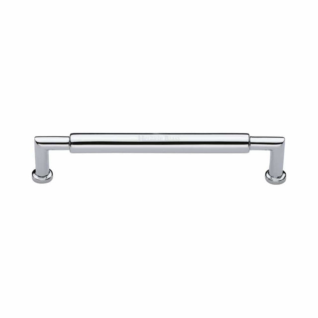 Heritage Brass Cabinet Hardware Polished Chrome / Cabinet Pull Handles / 152mm c/c Heritage Brass - Cabinet Pull Bauhaus Round Design 152mm CTC Polished Chrome Finish