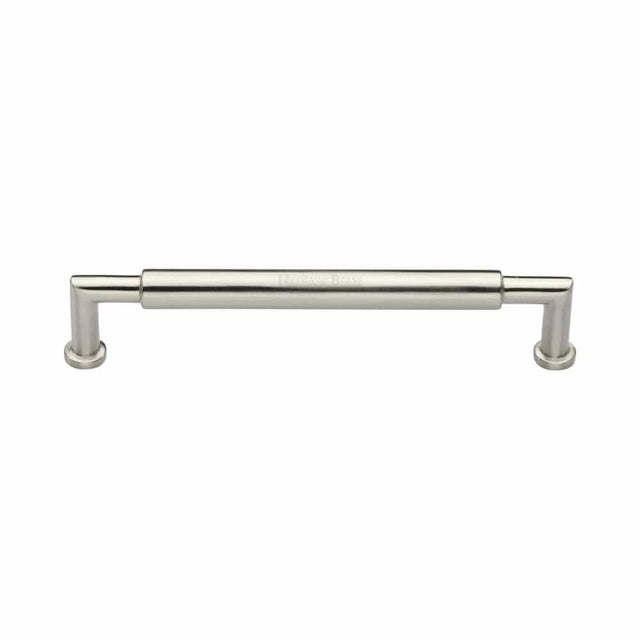 Heritage Brass Cabinet Hardware Satin Nickel / Cabinet Pull Handles / 152mm c/c Heritage Brass - Cabinet Pull Bauhaus Round Design 152mm CTC Satin Nickel Finish