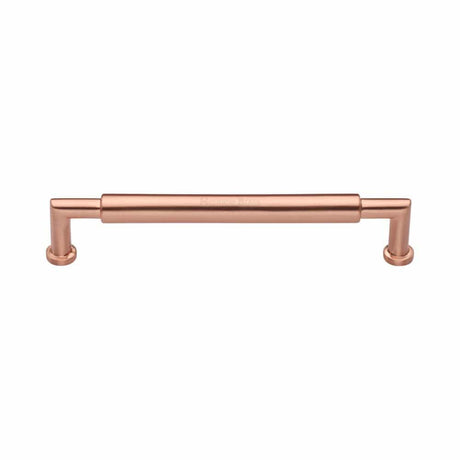 Heritage Brass Cabinet Hardware Satin Rose Gold / Cabinet Pull Handles / 152mm c/c Heritage Brass - Cabinet Pull Bauhaus Round Design 152mm CTC Satin Rose Gold Fini