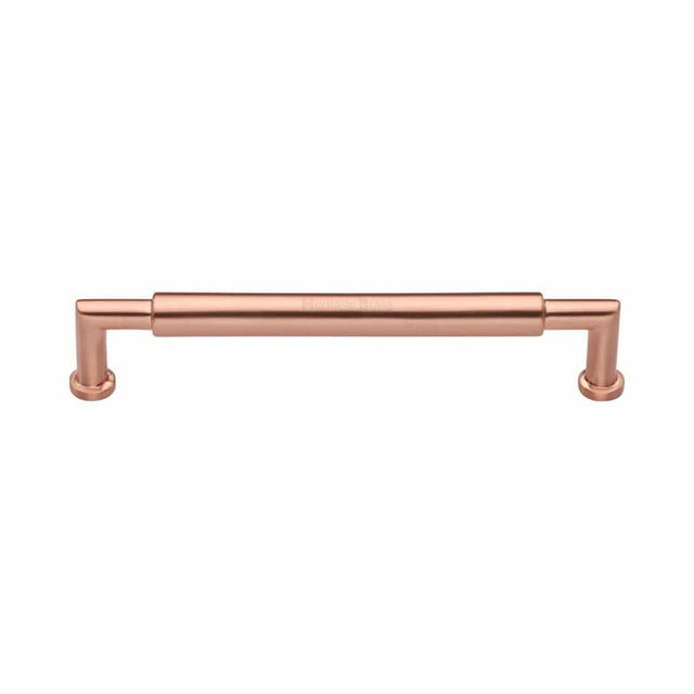 Heritage Brass Cabinet Hardware Satin Rose Gold / Cabinet Pull Handles / 152mm c/c Heritage Brass - Cabinet Pull Bauhaus Round Design 152mm CTC Satin Rose Gold Fini