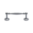 Heritage Brass Cabinet Hardware Satin Chrome / Cabinet Pull Handles / 96mm c/c Heritage Brass - Cabinet Pull Colonial Design 96mm CTC Satin Chrome Finish