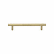 Heritage Brass Cabinet Hardware Satin Brass / Cabinet Pull Handles / 128mm c/c Heritage Brass - Cabinet Pull Contour Design 128mm CTC Satin Brass Finish