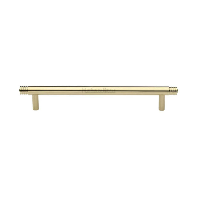 Heritage Brass Cabinet Hardware Polished Brass / Cabinet Pull Handles / 160mm c/c Heritage Brass - Cabinet Pull Contour Design 160mm CTC Polished Brass Finish