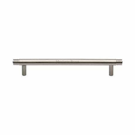 Heritage Brass Cabinet Hardware Satin Nickel / Cabinet Pull Handles / 160mm c/c Heritage Brass - Cabinet Pull Contour Design 160mm CTC Satin Nickel Finish