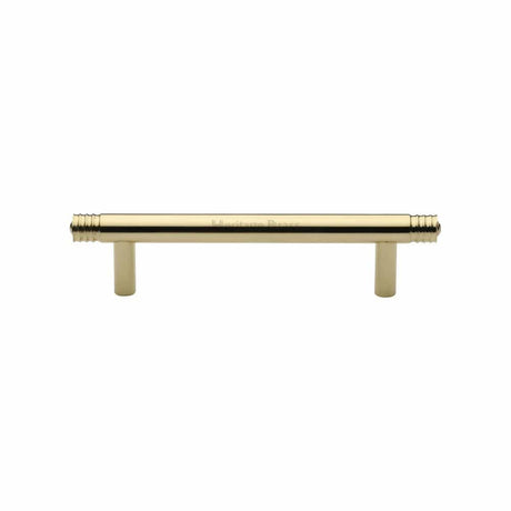 Heritage Brass Cabinet Hardware Polished Brass / Cabinet Pull Handles / 96mm c/c Heritage Brass - Cabinet Pull Contour Design 96mm CTC Polished Brass Finish