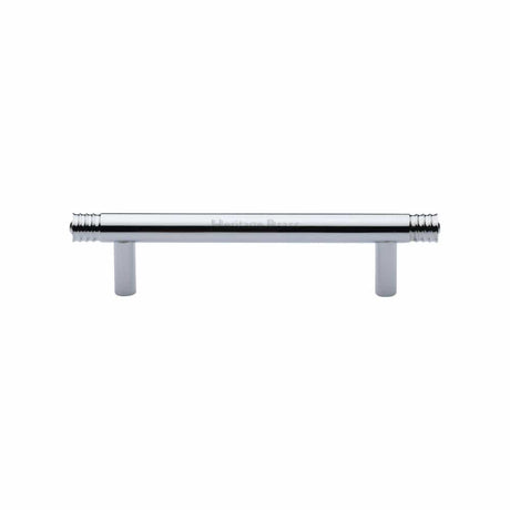 Heritage Brass Cabinet Hardware Polished Chrome / Cabinet Pull Handles / 96mm c/c Heritage Brass - Cabinet Pull Contour Design 96mm CTC Polished Chrome Finish