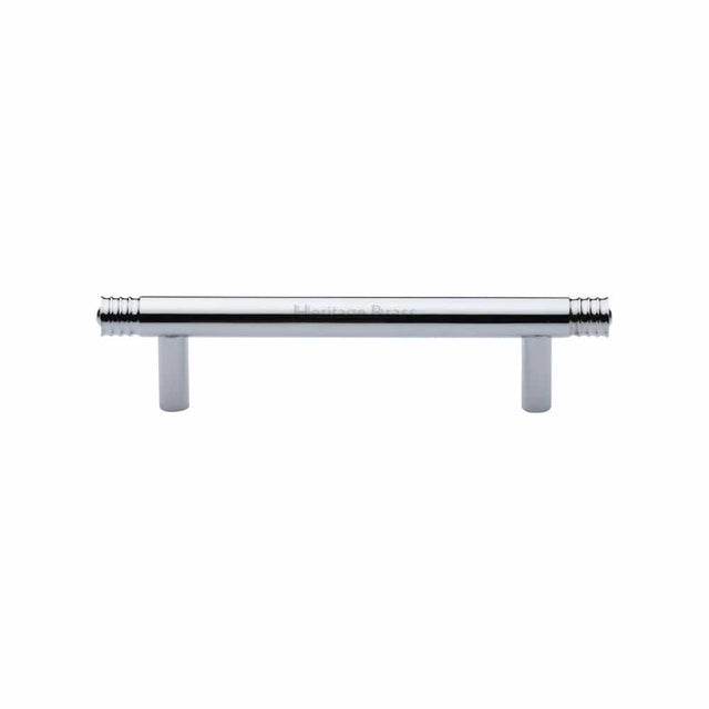 Heritage Brass Cabinet Hardware Polished Chrome / Cabinet Pull Handles / 96mm c/c Heritage Brass - Cabinet Pull Contour Design 96mm CTC Polished Chrome Finish
