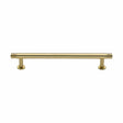 Heritage Brass Cabinet Hardware Polished Brass / Cabinet Pull Handles / 160mm c/c Heritage Brass - Cabinet Pull Contour Design with 16mm Rose 160mm CTC Polished Brass