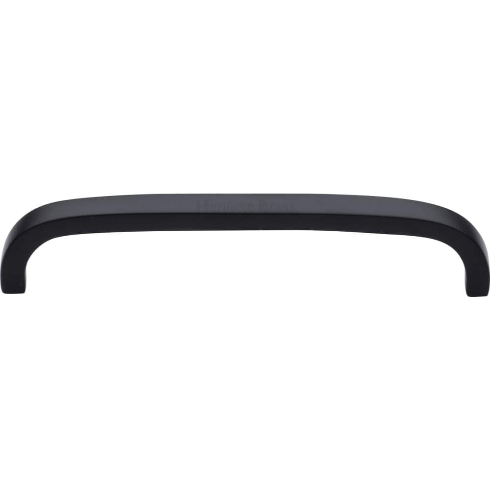 Heritage Brass Cabinet Hardware Matt Black / Cabinet Pull Handles / 152mm c/c Heritage Brass - Cabinet Pull D Shaped 152mm CTC Matt Black Finish