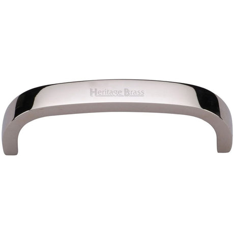 Heritage Brass Cabinet Hardware Polished Nickel / Cabinet Pull Handles / 203mm c/c Heritage Brass - Cabinet Pull D Shaped 203mm CTC Polished Nickel Finish