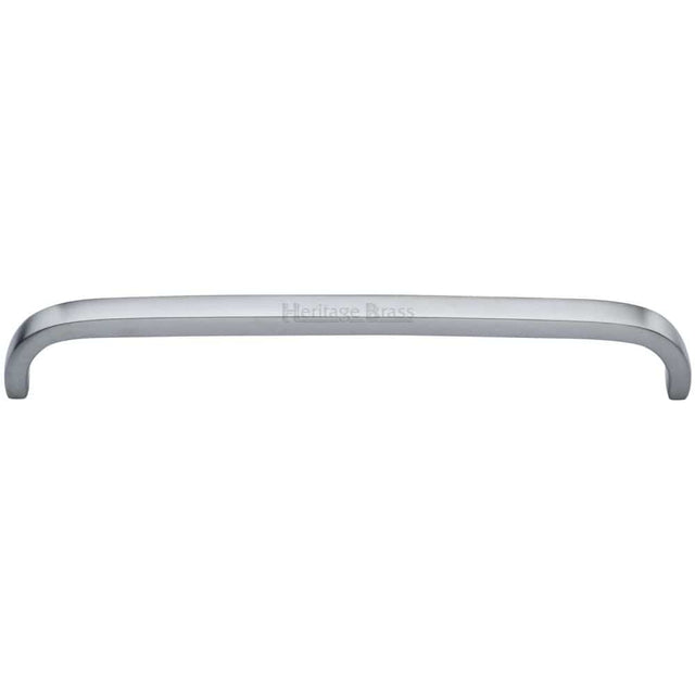 Heritage Brass Cabinet Hardware Satin Chrome / Cabinet Pull Handles / 203mm c/c Heritage Brass - Cabinet Pull D Shaped 203mm CTC Satin Chrome Finish