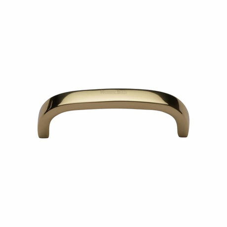 Heritage Brass Cabinet Hardware Polished Brass / Cabinet Pull Handles / 89mm c/c Heritage Brass - Cabinet Pull D Shaped 89mm CTC Polished Brass Finish
