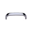 Heritage Brass Cabinet Hardware Polished Chrome / Cabinet Pull Handles / 89mm c/c Heritage Brass - Cabinet Pull D Shaped 89mm CTC Polished Chrome Finish