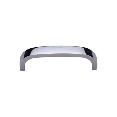 Heritage Brass Cabinet Hardware Polished Chrome / Cabinet Pull Handles / 89mm c/c Heritage Brass - Cabinet Pull D Shaped 89mm CTC Polished Chrome Finish