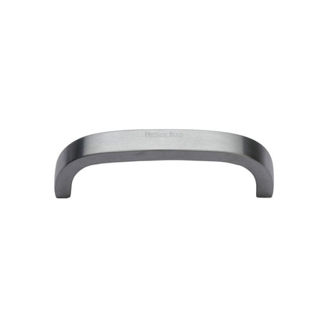 Heritage Brass Cabinet Hardware Satin Chrome / Cabinet Pull Handles / 89mm c/c Heritage Brass - Cabinet Pull D Shaped 89mm CTC Satin Chrome Finish