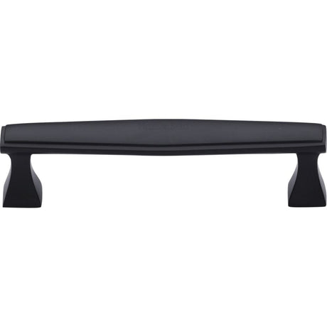 Heritage Brass Cabinet Hardware Matt Black / Cabinet Pull Handles / 128mm c/c Heritage Brass - Cabinet Pull Deco Design 128mm CTC Matt Black Finish