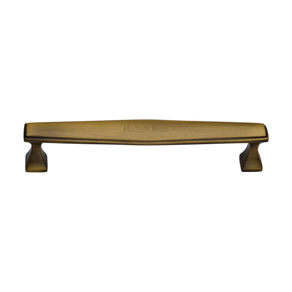 Heritage Brass Cabinet Hardware Antique Brass / Cabinet Pull Handles / 160mm c/c Heritage Brass - Cabinet Pull Deco Design 160mm CTC Antique Brass Finish