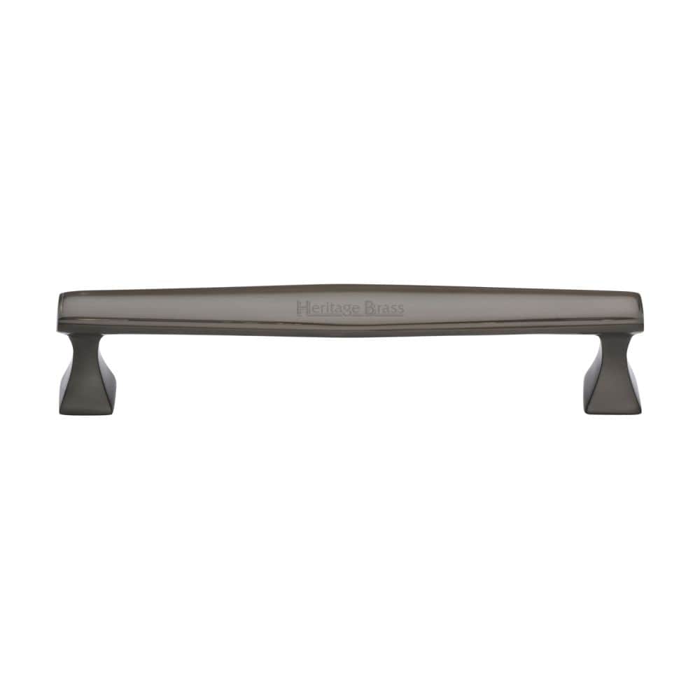 Heritage Brass Cabinet Hardware Matt Bronze / Cabinet Pull Handles / 160mm c/c Heritage Brass - Cabinet Pull Deco Design 160mm CTC Matt Bronze Finish