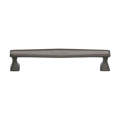 Heritage Brass Cabinet Hardware Matt Bronze / Cabinet Pull Handles / 160mm c/c Heritage Brass - Cabinet Pull Deco Design 160mm CTC Matt Bronze Finish