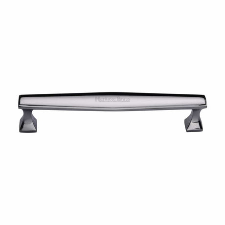 Heritage Brass Cabinet Hardware Polished Chrome / Cabinet Pull Handles / 160mm c/c Heritage Brass - Cabinet Pull Deco Design 160mm CTC Polished Chrome Finish