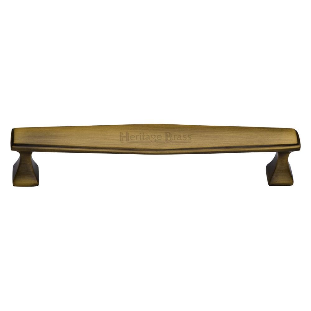 Heritage Brass Cabinet Hardware Antique Brass / Cabinet Pull Handles / 203mm c/c Heritage Brass - Cabinet Pull Deco Design 203mm CTC Antique Brass Finish