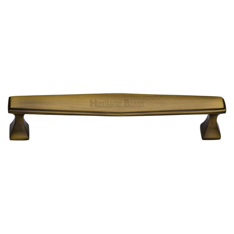 Heritage Brass Cabinet Hardware Antique Brass / Cabinet Pull Handles / 203mm c/c Heritage Brass - Cabinet Pull Deco Design 203mm CTC Antique Brass Finish