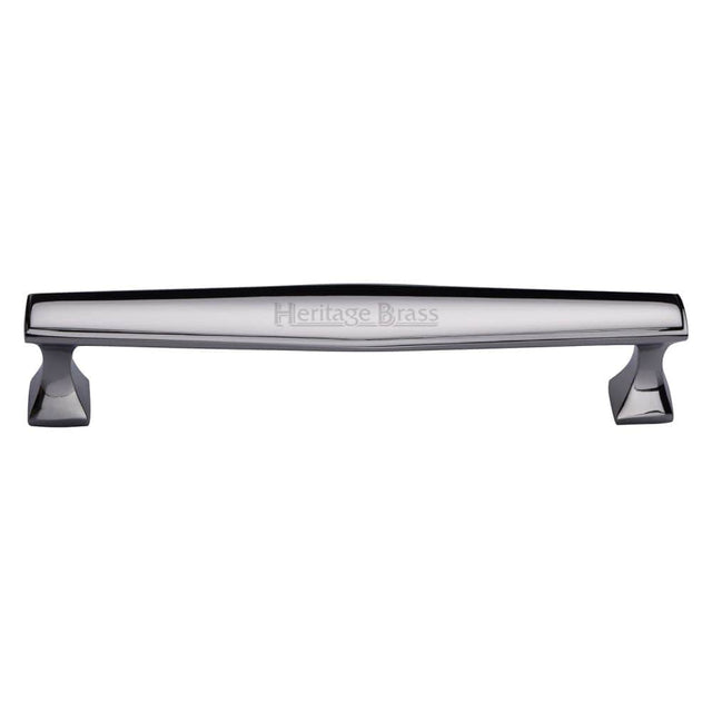 Heritage Brass Cabinet Hardware Polished Chrome / Cabinet Pull Handles / 203mm c/c Heritage Brass - Cabinet Pull Deco Design 203mm CTC Polished Chrome Finish