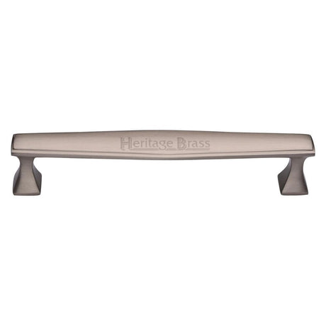 Heritage Brass Cabinet Hardware Satin Nickel / Cabinet Pull Handles / 203mm c/c Heritage Brass - Cabinet Pull Deco Design 203mm CTC Satin Nickel Finish