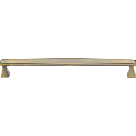 Heritage Brass Cabinet Hardware Antique Brass / Cabinet Pull Handles / 254mm c/c Heritage Brass - Cabinet Pull Deco Design 254mm CTC Antique Brass Finish