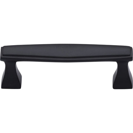Heritage Brass Cabinet Hardware Matt Black / Cabinet Pull Handles / 96mm c/c Heritage Brass - Cabinet Pull Deco Design 96mm CTC Matt Black Finish