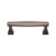 Heritage Brass Cabinet Hardware Matt Bronze / Cabinet Pull Handles / 96mm c/c Heritage Brass - Cabinet Pull Deco Design 96mm CTC Matt Bronze Finish