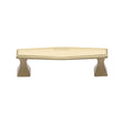 Heritage Brass Cabinet Hardware Satin Brass / Cabinet Pull Handles / 96mm c/c Heritage Brass - Cabinet Pull Deco Design 96mm CTC Satin Brass Finish