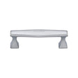 Heritage Brass Cabinet Hardware Satin Chrome / Cabinet Pull Handles / 96mm c/c Heritage Brass - Cabinet Pull Deco Design 96mm CTC Satin Chrome Finish