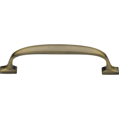 Heritage Brass Cabinet Hardware Antique Brass / Cabinet Pull Handles / 128mm c/c Heritage Brass - Cabinet Pull Durham Design 128mm CTC Antique Brass Finish
