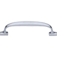 Heritage Brass Cabinet Hardware Satin Chrome / Cabinet Pull Handles / 128mm c/c Heritage Brass - Cabinet Pull Durham Design 128mm CTC Satin Chrome Finish