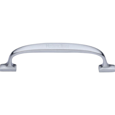 Heritage Brass Cabinet Hardware Satin Chrome / Cabinet Pull Handles / 128mm c/c Heritage Brass - Cabinet Pull Durham Design 128mm CTC Satin Chrome Finish