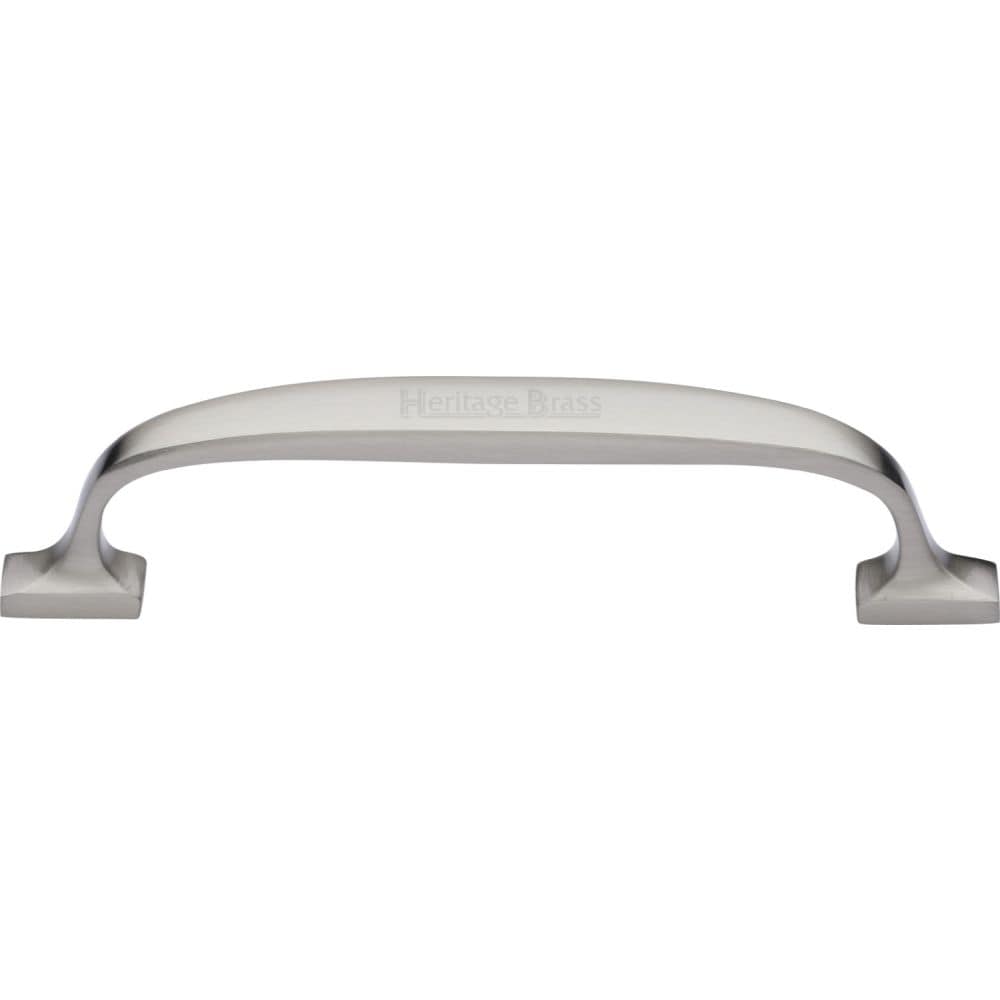 Heritage Brass Cabinet Hardware Satin Nickel / Cabinet Pull Handles / 128mm c/c Heritage Brass - Cabinet Pull Durham Design 128mm CTC Satin Nickel Finish