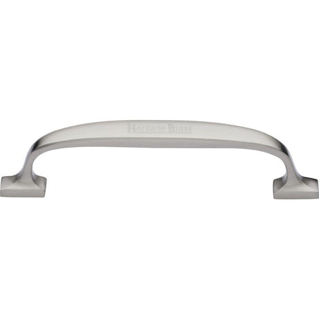 Heritage Brass Cabinet Hardware Satin Nickel / Cabinet Pull Handles / 128mm c/c Heritage Brass - Cabinet Pull Durham Design 128mm CTC Satin Nickel Finish