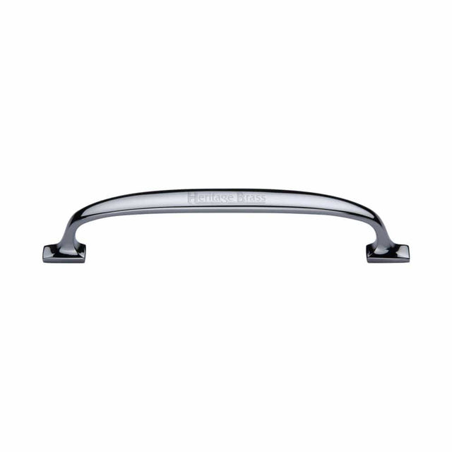 Heritage Brass Cabinet Hardware Polished Chrome / Cabinet Pull Handles / 160mm c/c Heritage Brass - Cabinet Pull Durham Design 160mm CTC Polished Chrome Finish