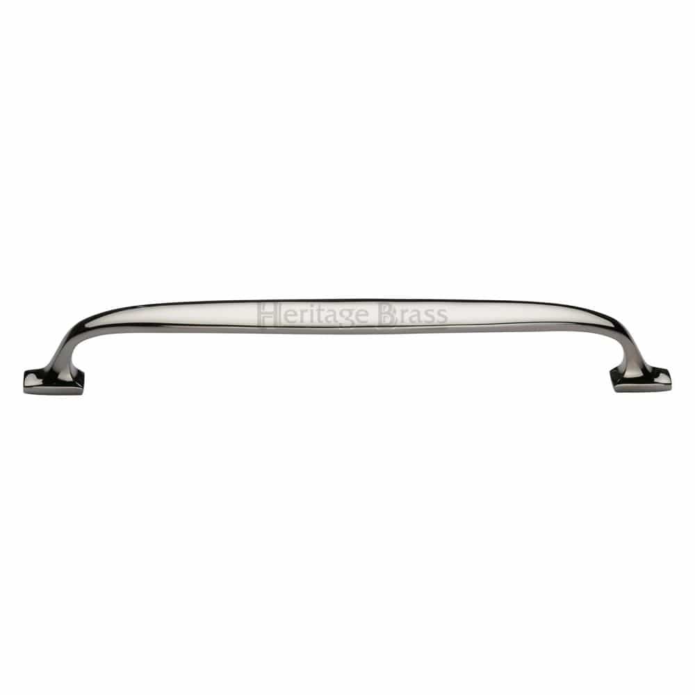 Heritage Brass Cabinet Hardware Polished Nickel / Cabinet Pull Handles / 203mm c/c Heritage Brass - Cabinet Pull Durham Design 203mm CTC Polished Nickel Finish