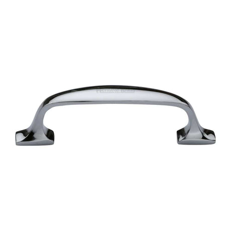 Heritage Brass Cabinet Hardware Polished Chrome / Cabinet Pull Handles / 76mm c/c Heritage Brass - Cabinet Pull Durham Design 76mm CTC Polished Chrome Finish