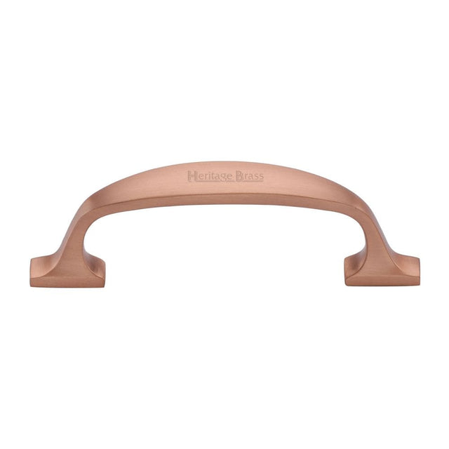 Heritage Brass Cabinet Hardware Satin Rose Gold / Cabinet Pull Handles / 76mm c/c Heritage Brass - Cabinet Pull Durham Design 76mm CTC Satin Rose Gold Finish