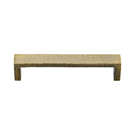 Heritage Brass Cabinet Hardware Antique Brass / Cabinet Pull Handles / 128mm c/c Heritage Brass - Cabinet Pull Hammered Wide Metro Design 128mm CTC Antique Brass Fi