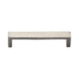 Heritage Brass Cabinet Hardware Satin Nickel / Cabinet Pull Handles / 128mm c/c Heritage Brass - Cabinet Pull Hammered Wide Metro Design 128mm CTC Satin Nickel F