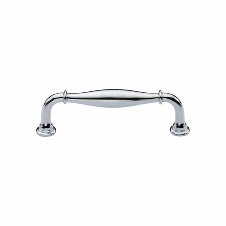 Heritage Brass Cabinet Hardware Polished Chrome / Cabinet Pull Handles / 102mm c/c Heritage Brass - Cabinet Pull Henley Traditional Design 102mm CTC Polished Chrome Fi