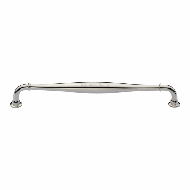 Heritage Brass Cabinet Hardware Polished Nickel / Cabinet Pull Handles / 203mm c/c Heritage Brass - Cabinet Pull Henley Traditional Design 203mm CTC Polished Nickel Fi